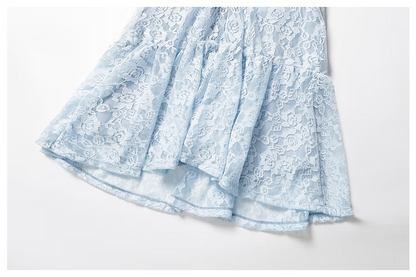 IVORY ALORA LACE TENNIS DRESS